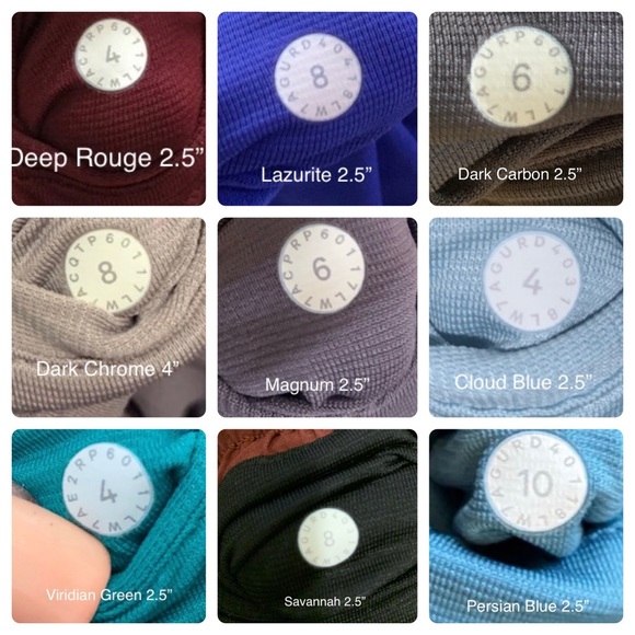 Lululemon Hotty Hot Size Dot Color Codes!!!! - Picture 2 of 10